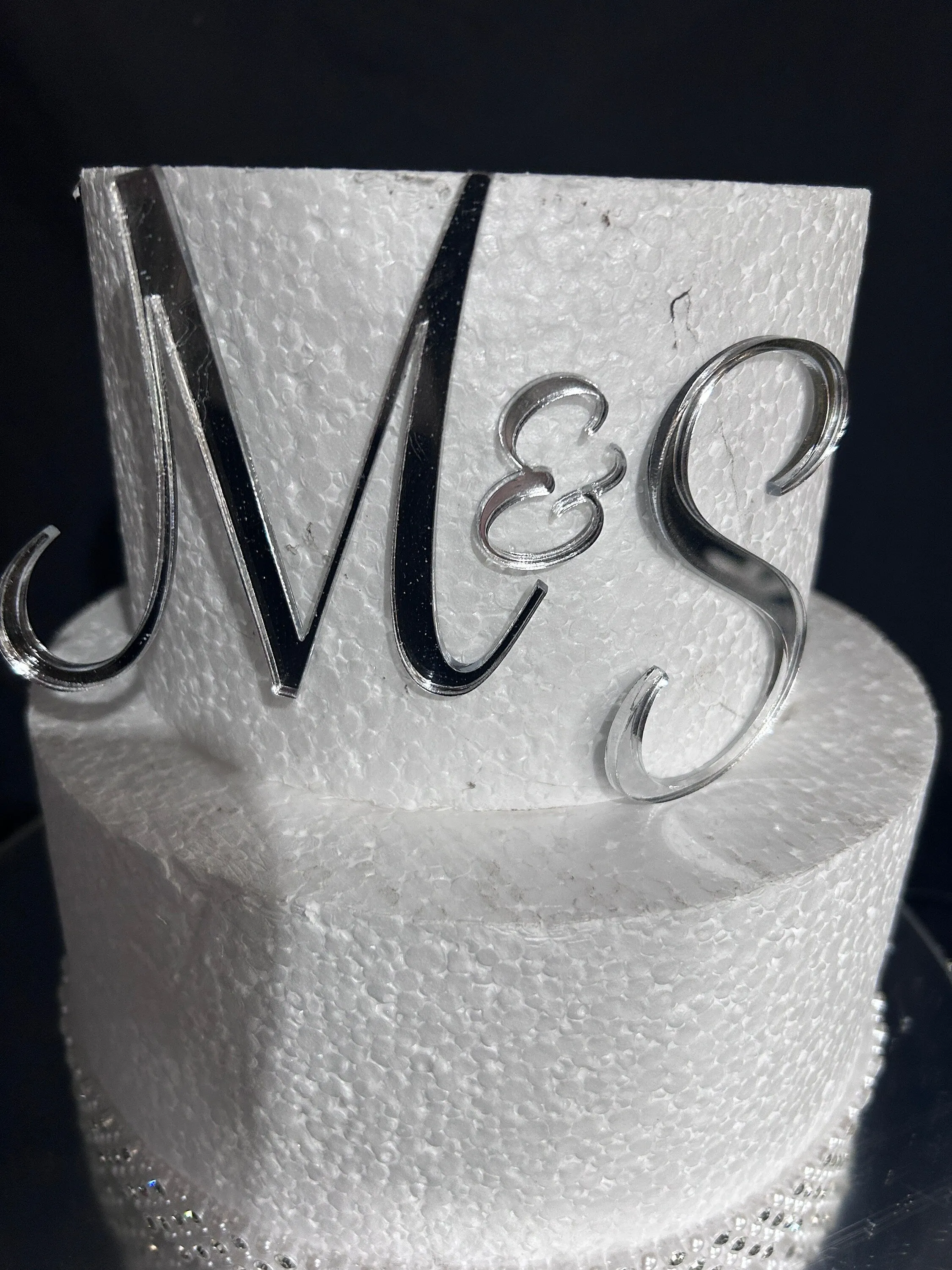 Wedding Cake fropper, Personalized cake topper, Rustic cake topper, Custom monogram cake topper, Wedding Cake topper by Crystal wedding uk