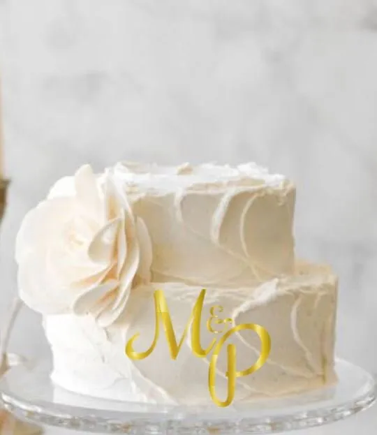 Wedding Cake fropper, Personalized cake topper, Rustic cake topper, Custom monogram cake topper, Wedding Cake topper by Crystal wedding uk