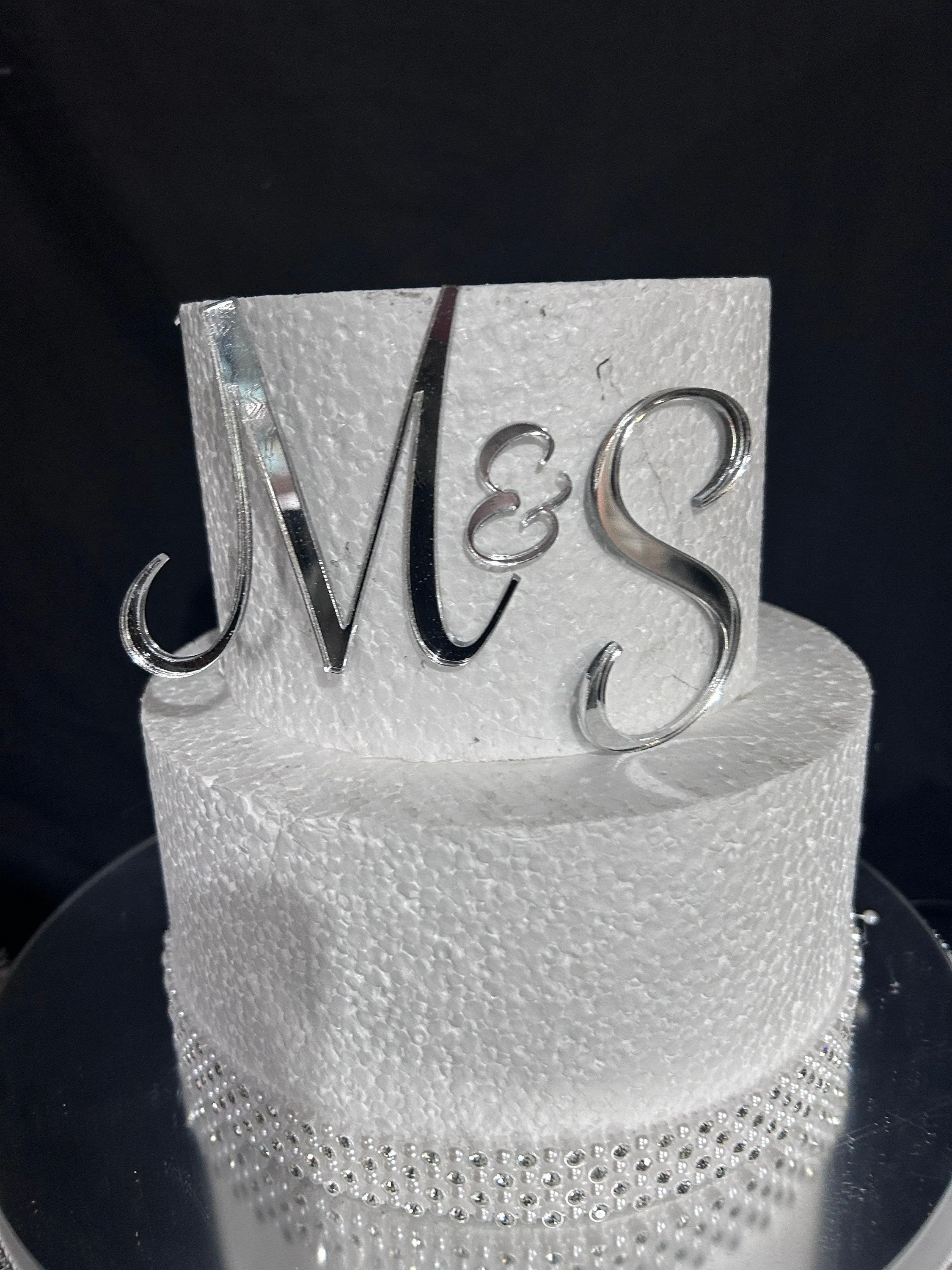 Wedding Cake fropper, Personalized cake topper, Rustic cake topper, Custom monogram cake topper, Wedding Cake topper by Crystal wedding uk