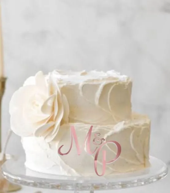 Wedding Cake fropper, Personalized cake topper, Rustic cake topper, Custom monogram cake topper, Wedding Cake topper by Crystal wedding uk