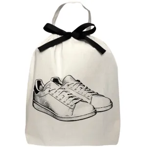 White Sneaker Shoe Bag, Cream