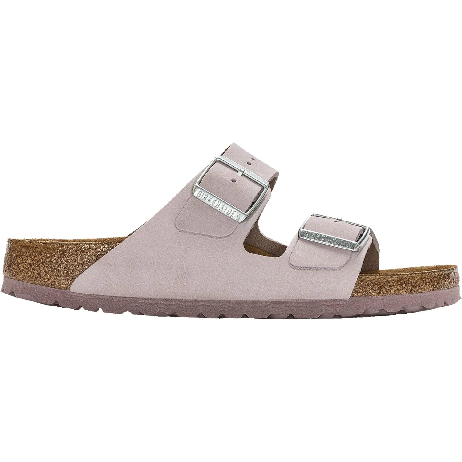 Women's Birkenstock Arizona Soft Footbed Lilac Nubuck