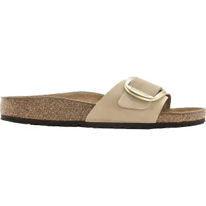 Women's Birkenstock Madrid Big Buckle Sandcastle Nubuck