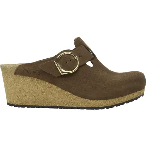 Women's Birkenstock Papillio Fanny Dark Tea Suede