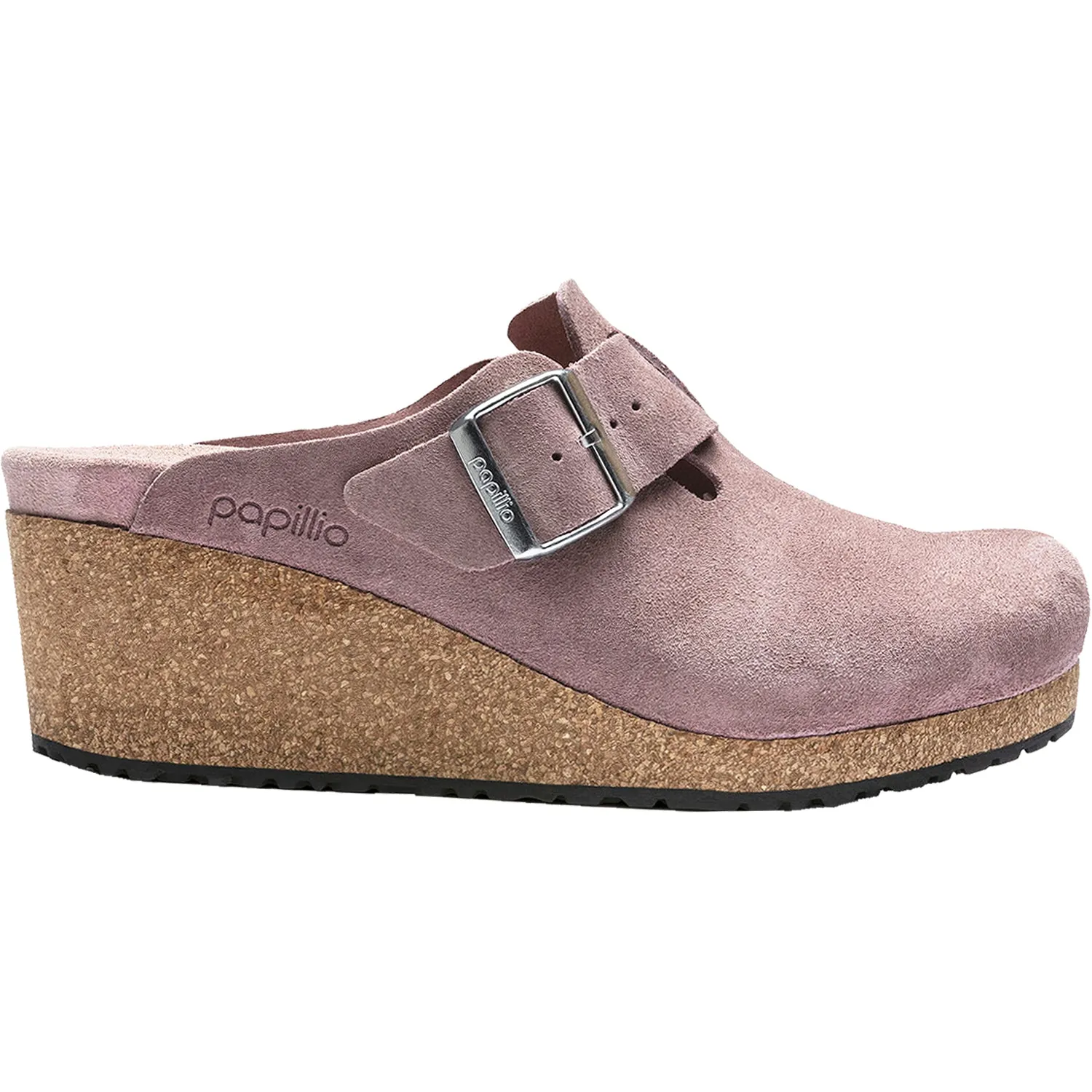 Women's Birkenstock Papillio Fanny Lavender Blush Suede