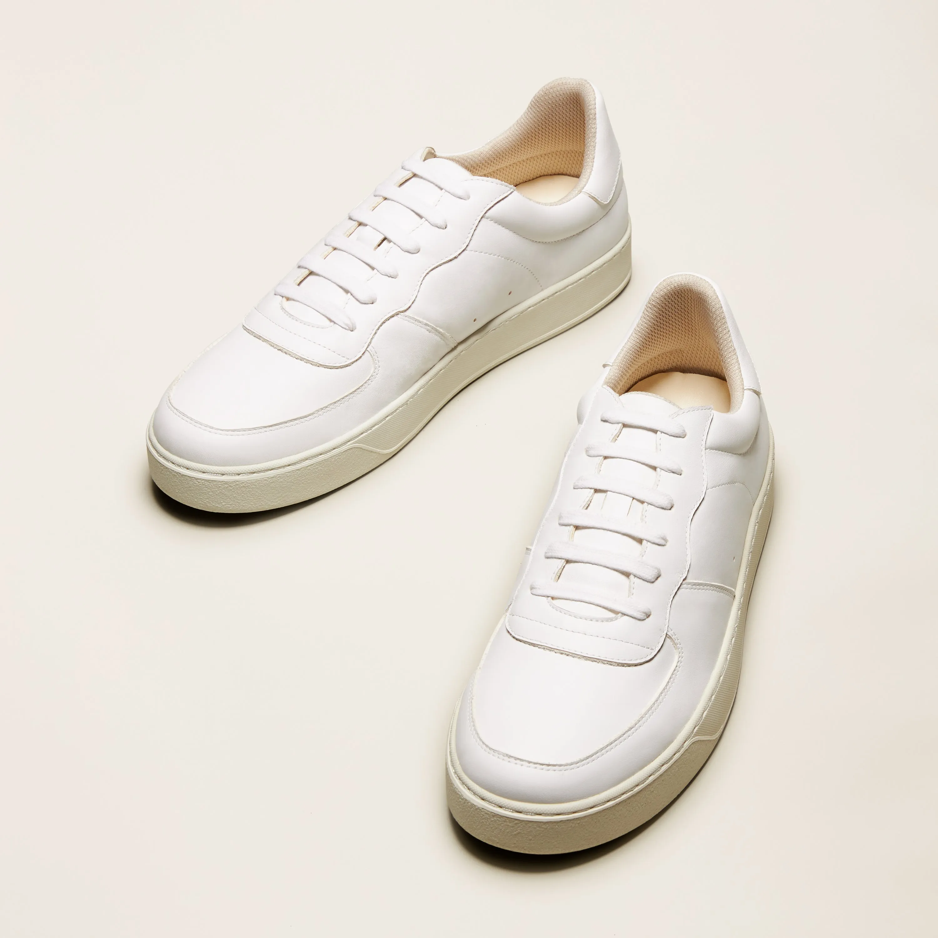 Women's Chrome-Free Leather Court Sneaker