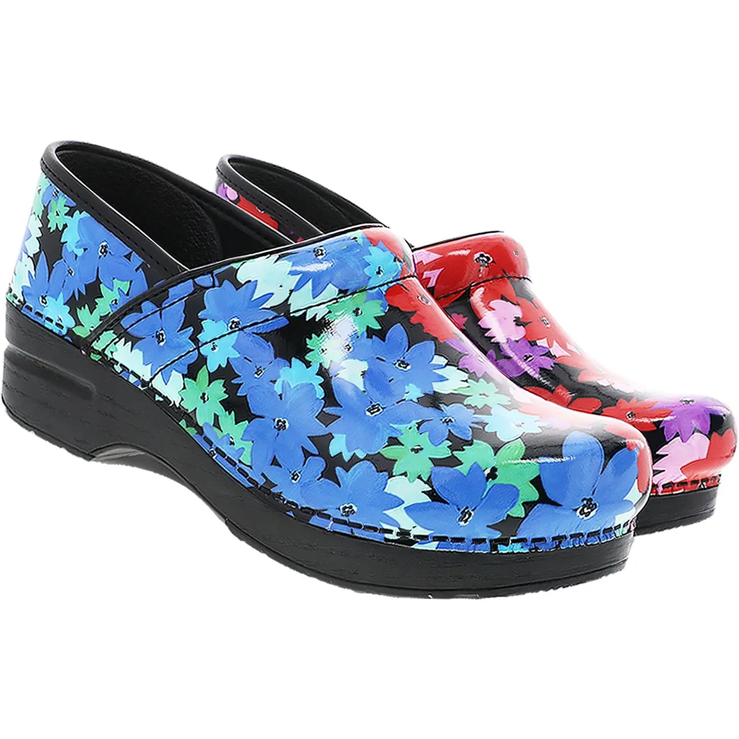 Women's Dansko Twin Pro Flowers Patent