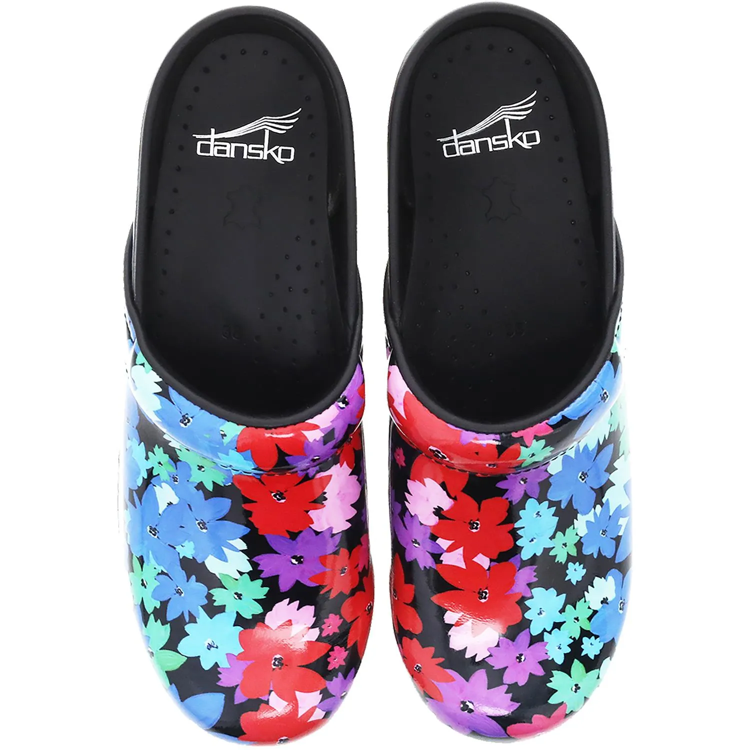 Women's Dansko Twin Pro Flowers Patent