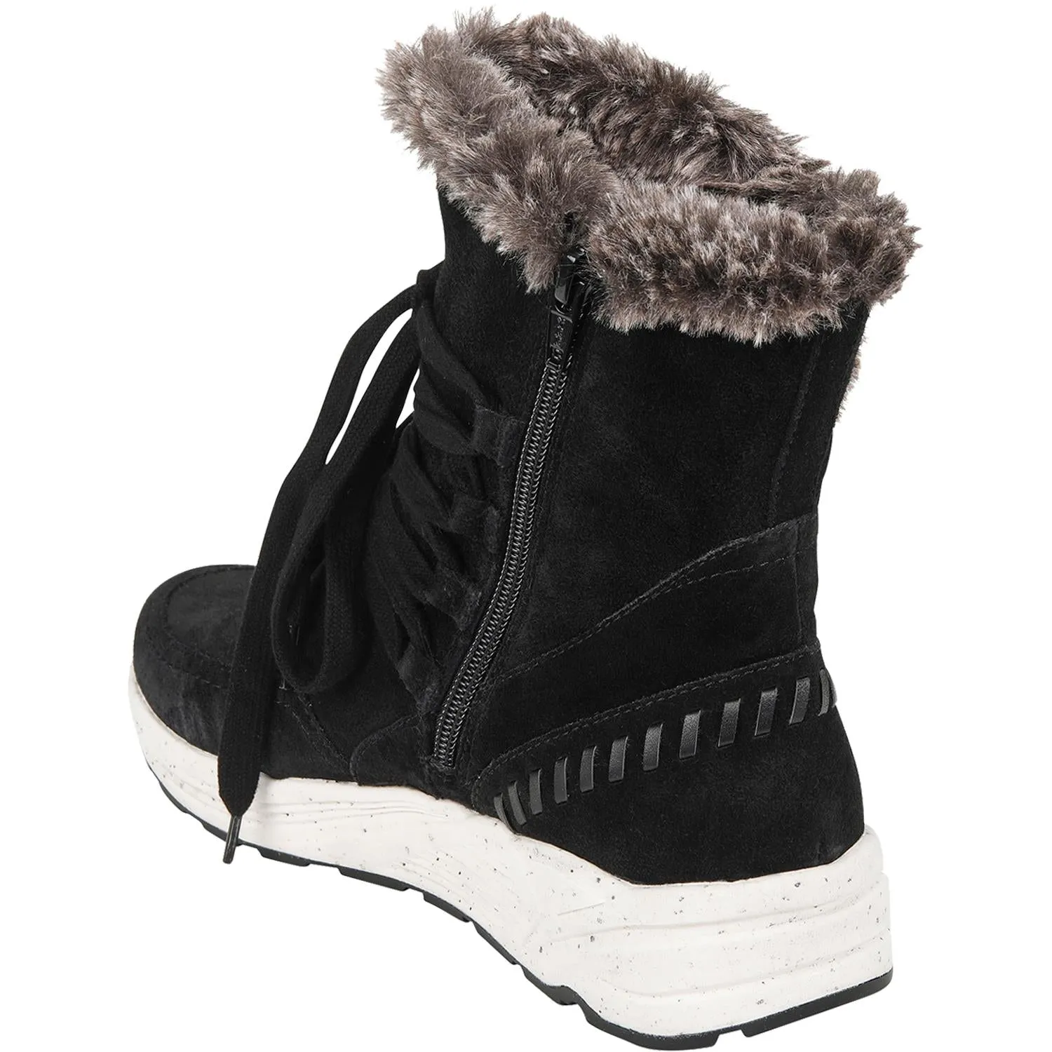 Women's Earth Roamer Black Suede