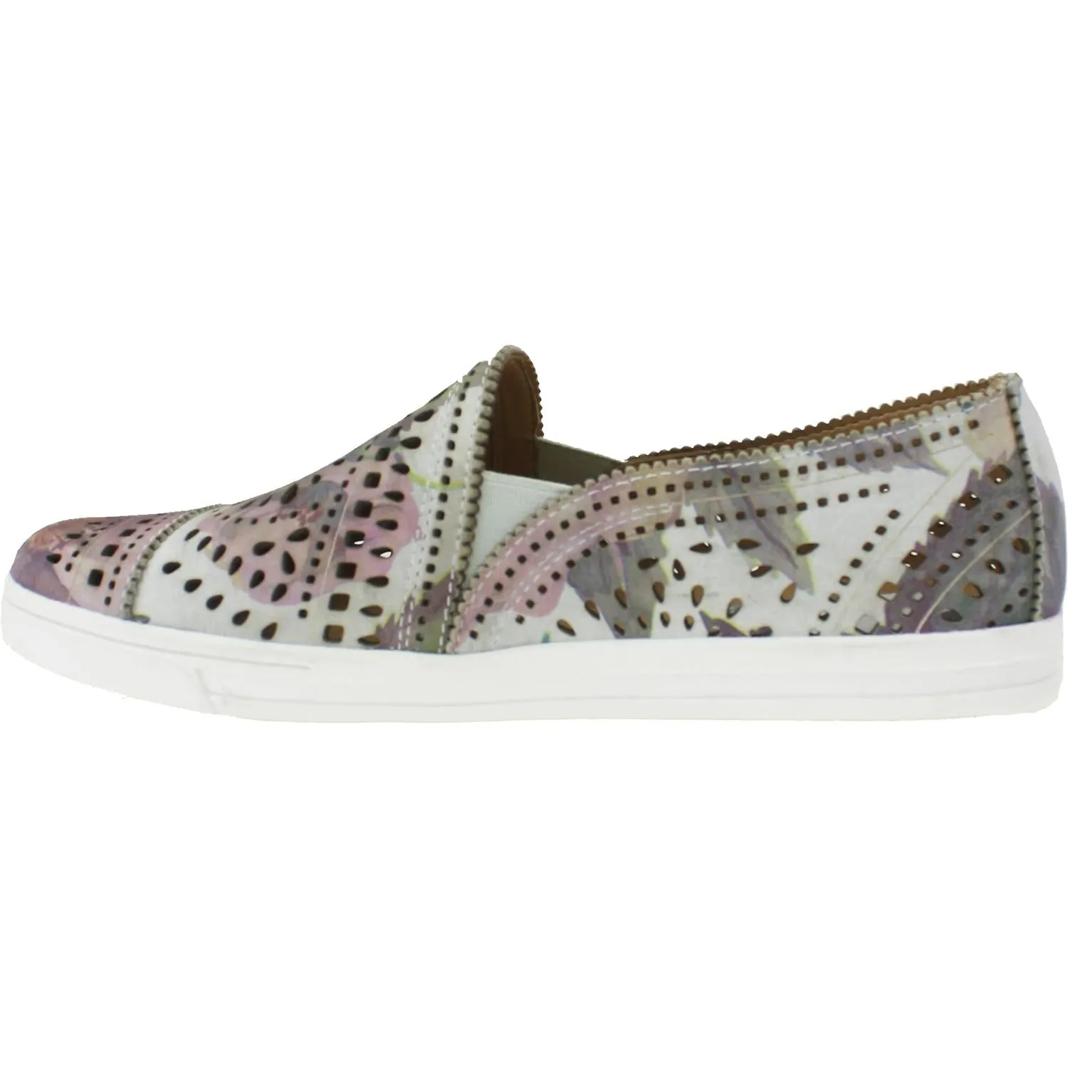 Women's Earth Tangelo Flower Multi Leather