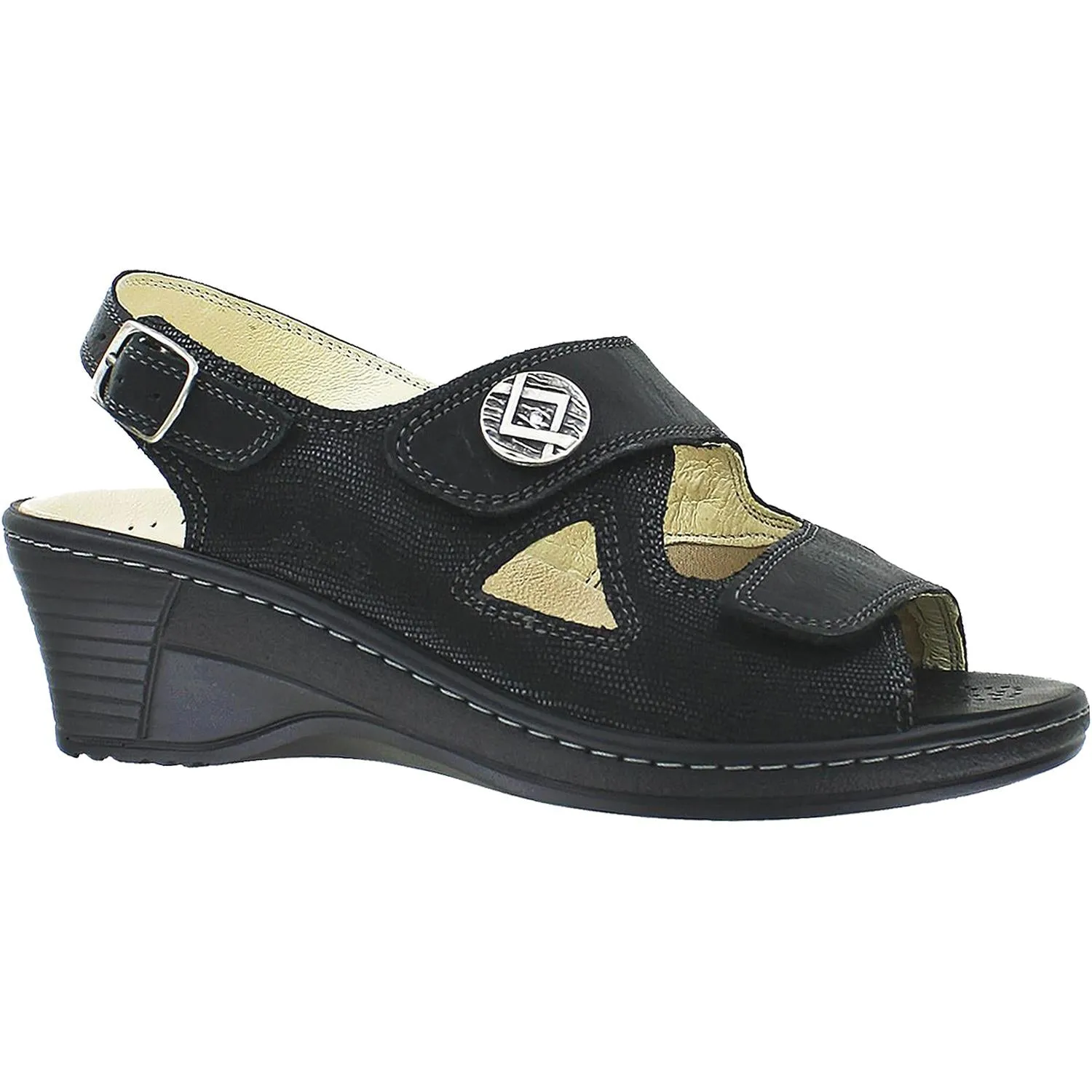 Women's Fidelio Sophia Hallux Galant Bunion Relief 48-4006 Black Leather