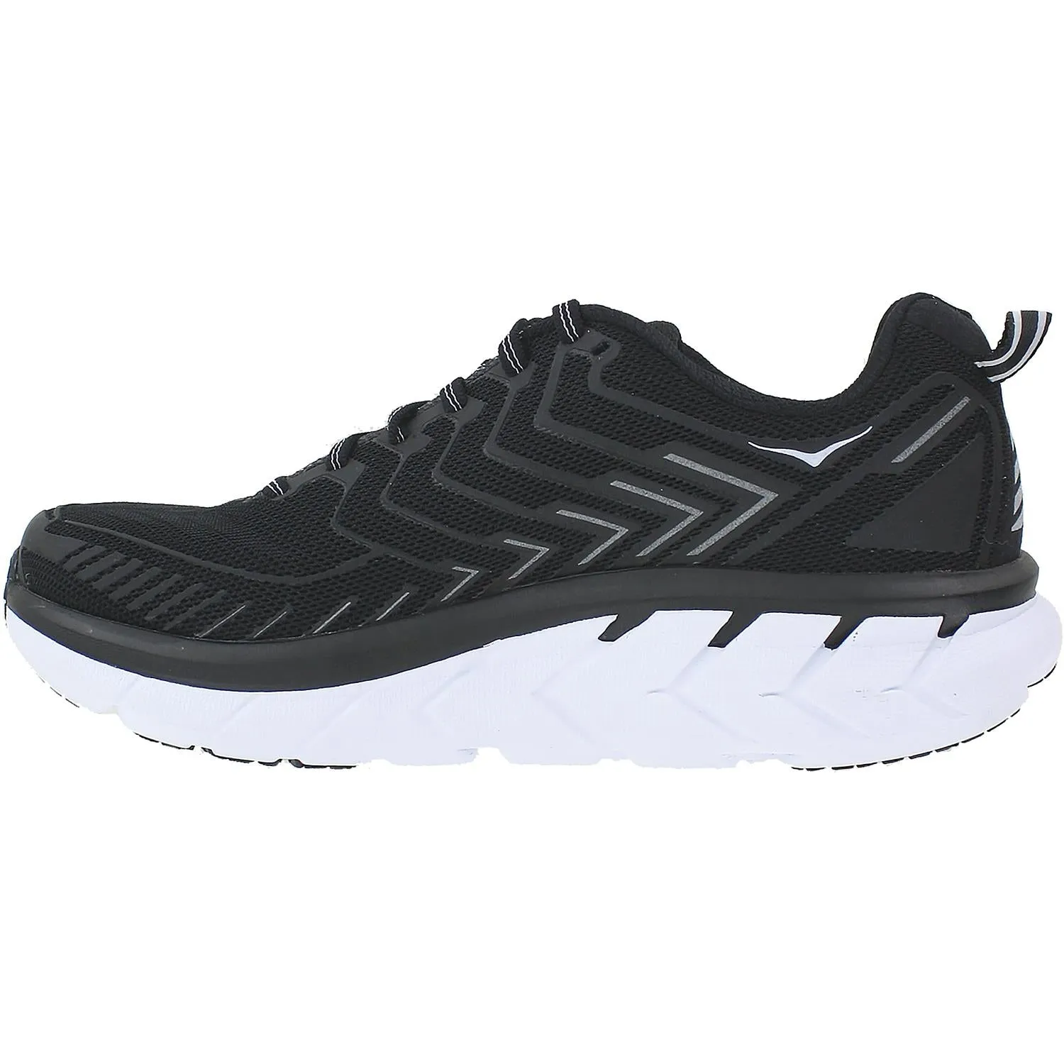 Women's Hoka One One Clifton 4 Black/White Mesh