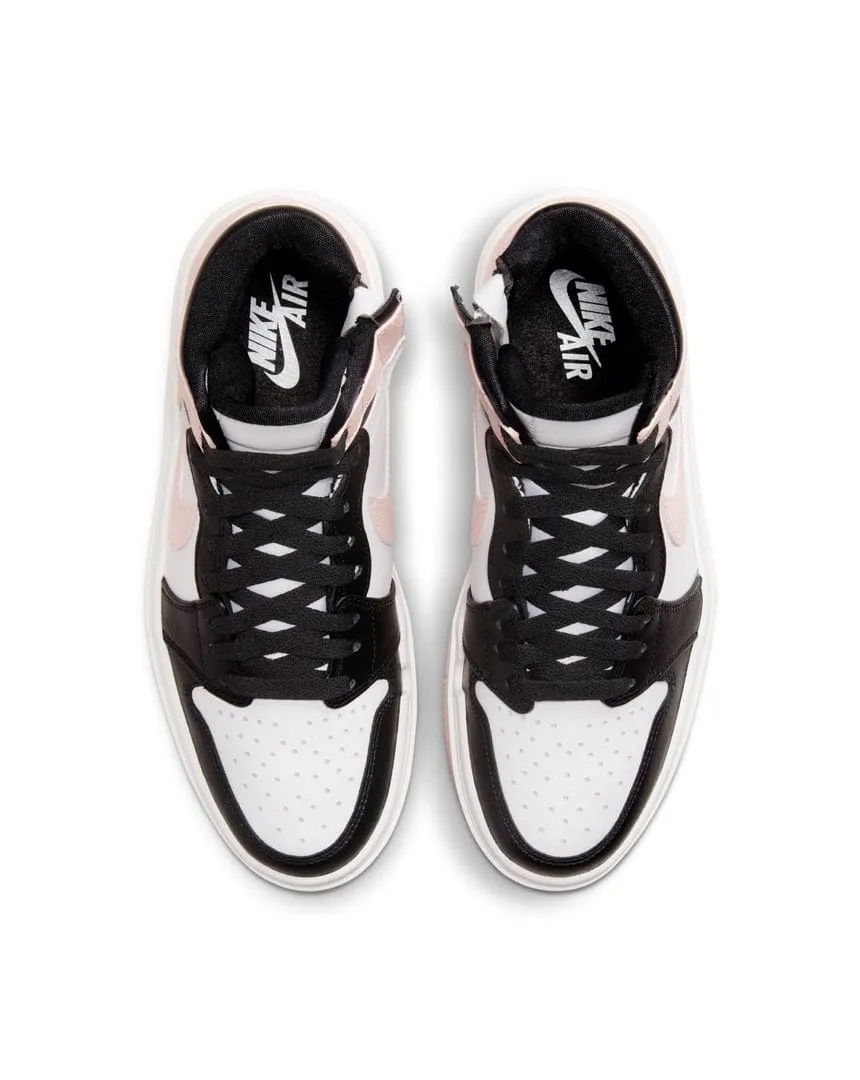 Women's Jordan 1 Elevate High - Black / Atmosphere - White - Sail