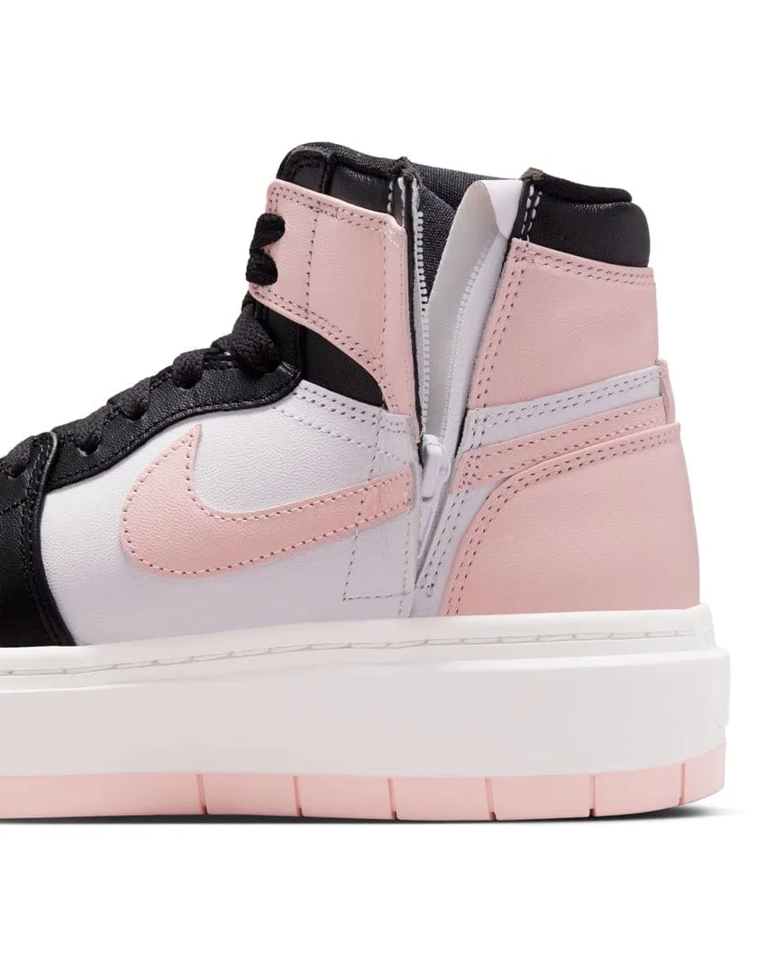 Women's Jordan 1 Elevate High - Black / Atmosphere - White - Sail