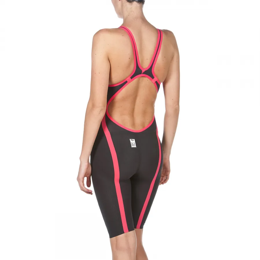 WOMEN'S POWERSKIN CARBON FLEX VX OPEN BACK - DARK GREY/FLUO RED - FINAL SALE