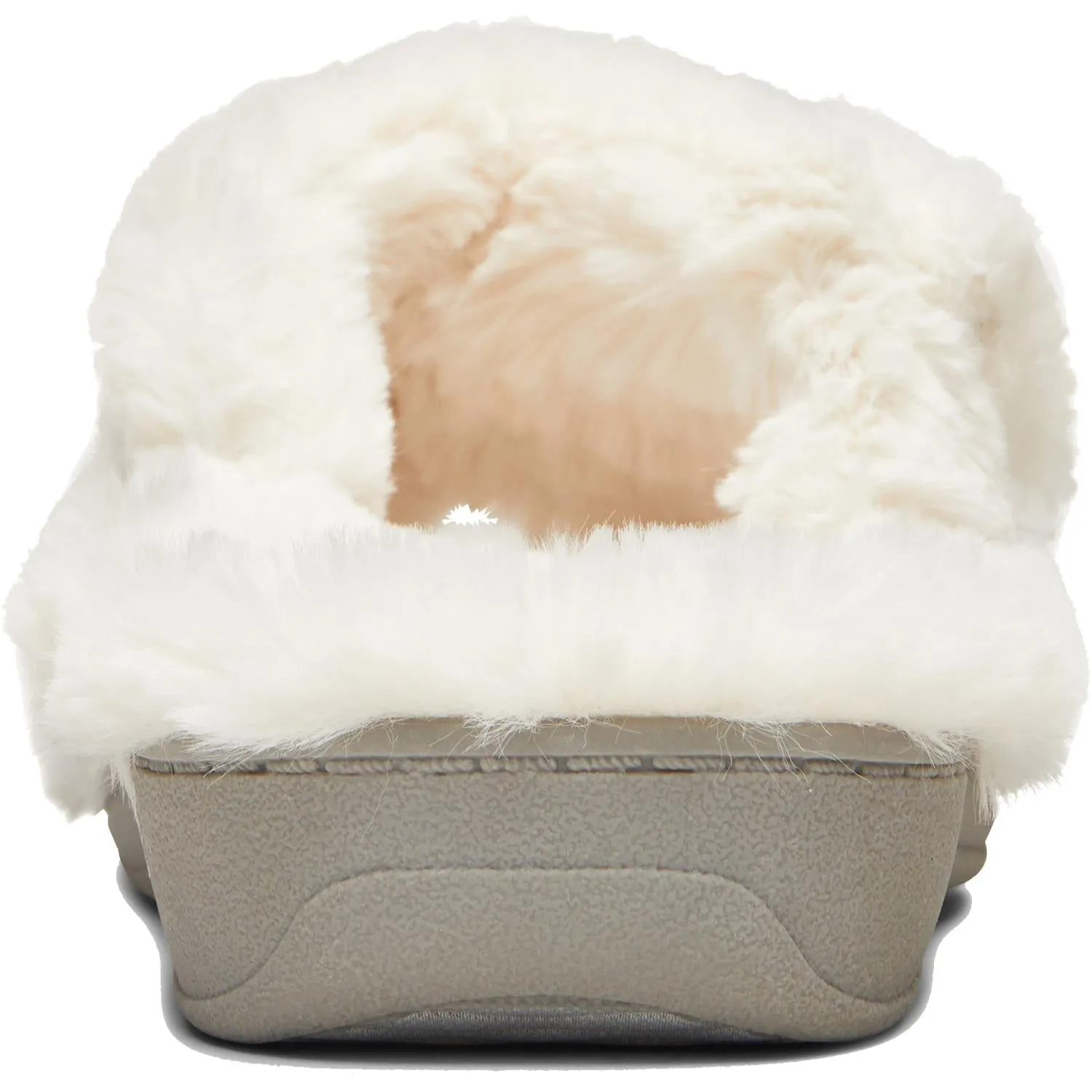 Women's Vionic Relax Plush Ivory Faux Fur